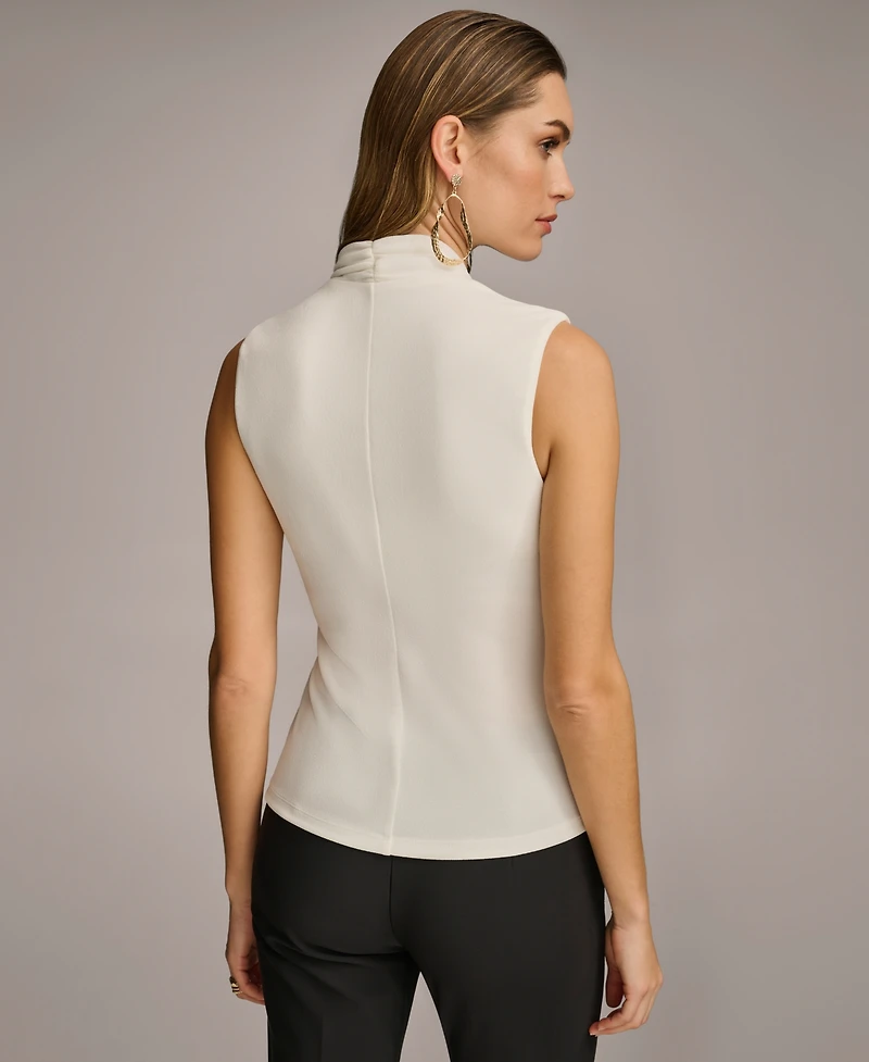 Donna Karan New York Women's Sleeveless V-Neck Top, Regular & Petite Sizes