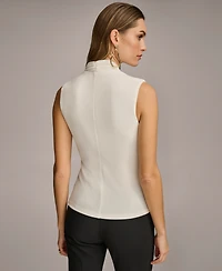 Donna Karan New York Women's Sleeveless V-Neck Top, Regular & Petite Sizes