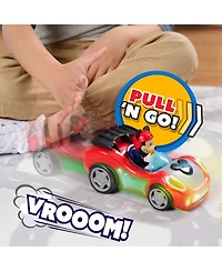 Mickey Mouse Rev 'N Go Vehicles with Lights And Sounds, Mickey's Car, Mickey Mouse Phrases
