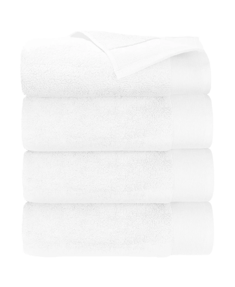 4-Pack Bath Towel Set, Softest 100% Cotton by California Design Den