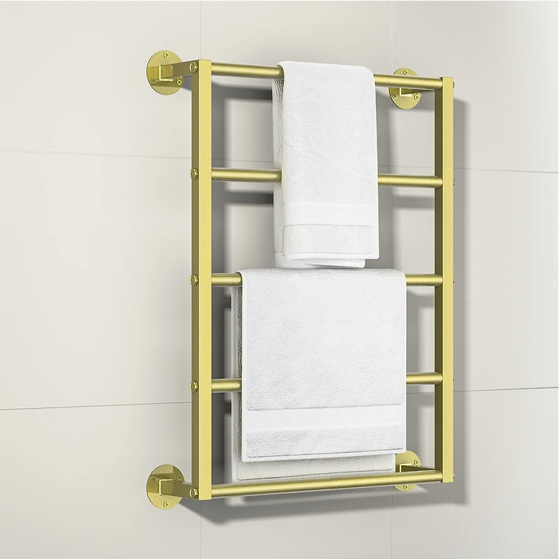 Sugift 18" Towel Rack Wall-Mounted Towel Holder for Bathroom