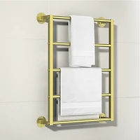 Sugift 18" Towel Rack Wall-Mounted Towel Holder for Bathroom