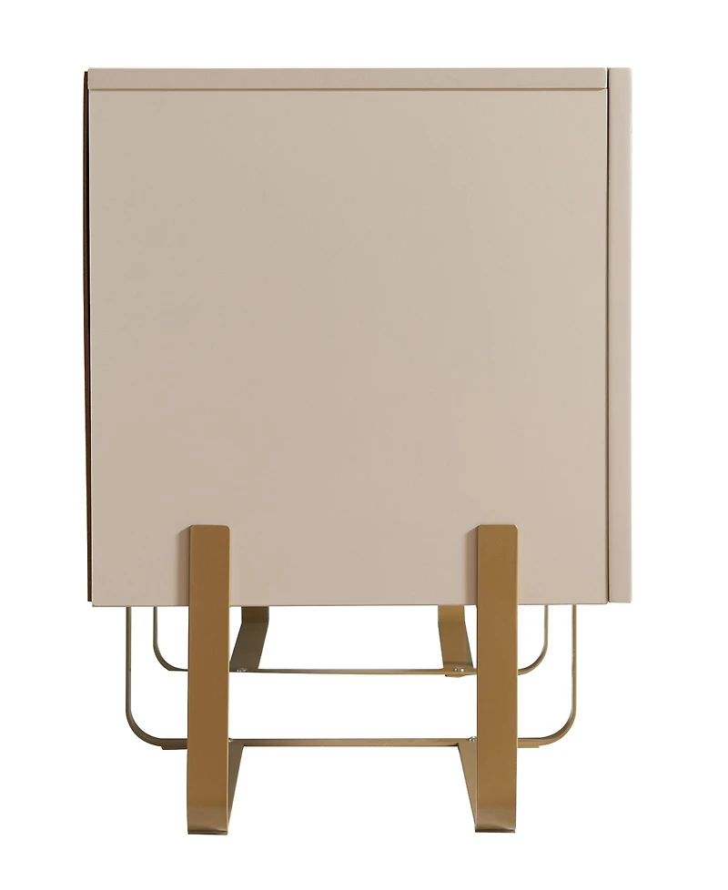 Furniture of America 60" Mdf Milo Modern Composite Three Cabinet Tv Stand