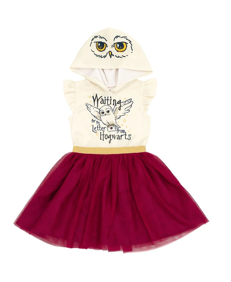 Harry Potter Hedwig Owl Girls Mesh Tulle Dress Purple Toddler| Child
