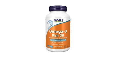 Now Foods Omega-3 Molecularly Distilled & Enteric Coated, 180 Soft gels