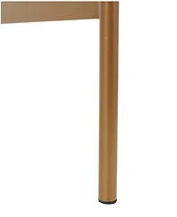 Rosemary Lane 42" x 16" x 30" Wooden Gold-Tone Metal Legs Console Table