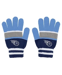 Women's Wear by Erin Andrews Tennessee Titans Stripe Glove and Scarf Set