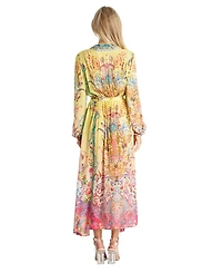 La Moda Clothing Women's Maxi belted cape