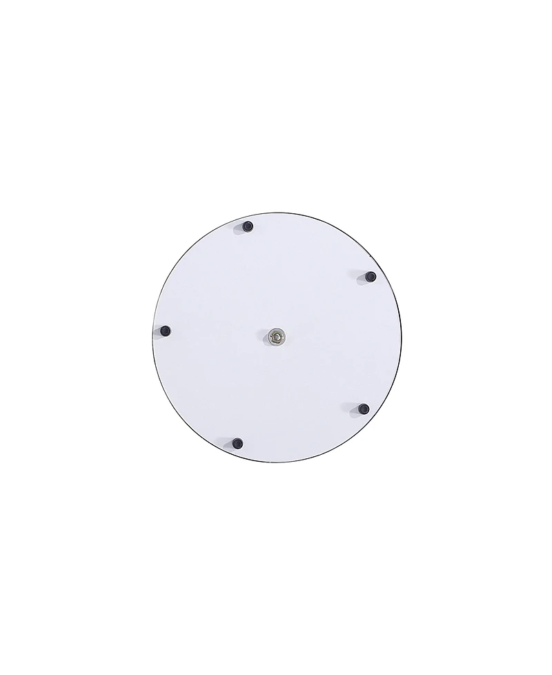 Manhattan Comfort Anderson 15.75" Wide Leatherette Upholstered End Table