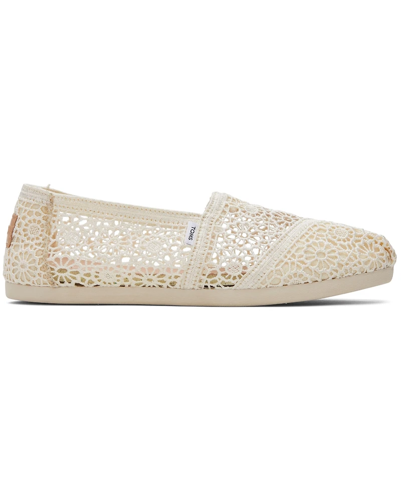 Toms Women's Alpargata Classic Espadrille Almond Toe Flats