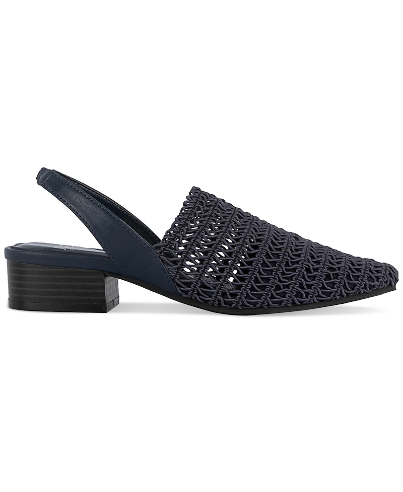Jones New York Women's Carolton Woven Slingback Flats