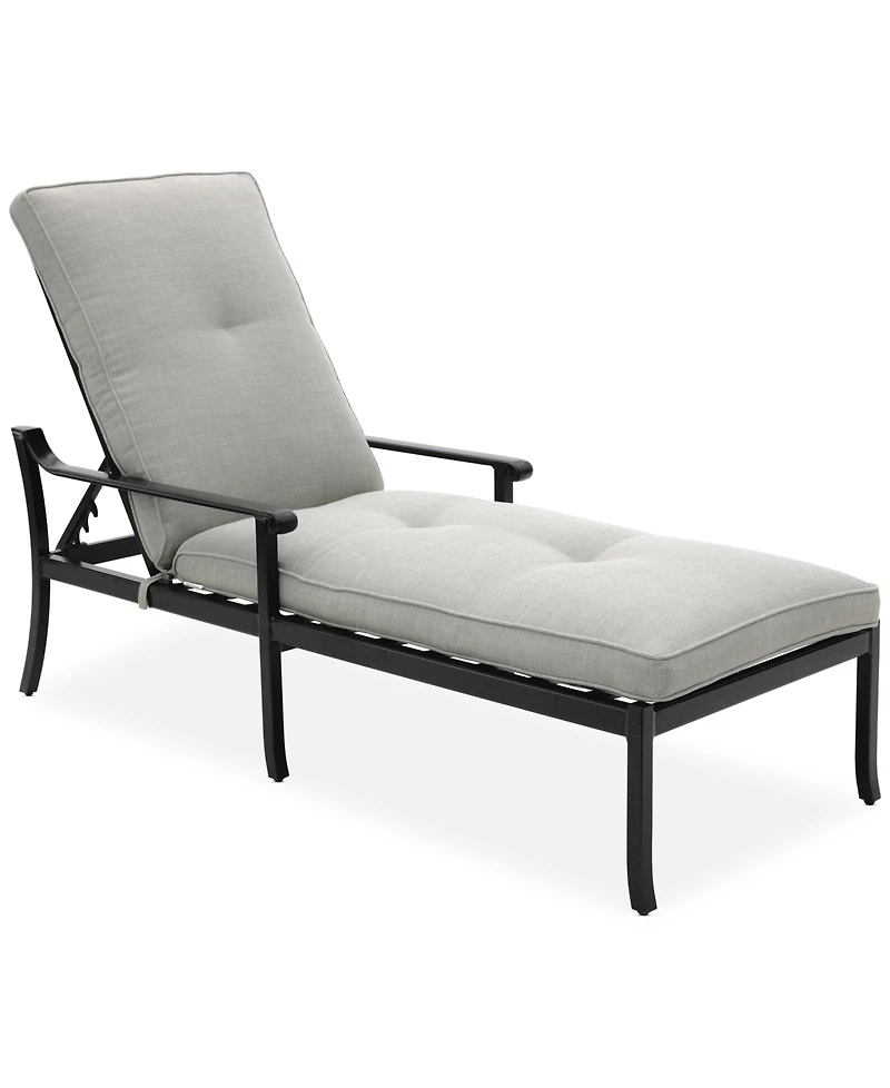 Wythburn Mix and Match Scroll Outdoor Chaise Lounge, Created for Macy's