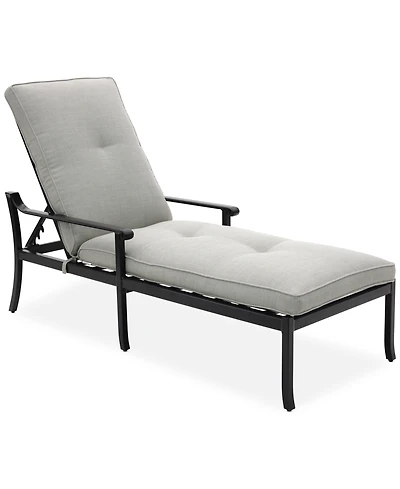 Wythburn Mix and Match Scroll Outdoor Chaise Lounge, Created for Macy's