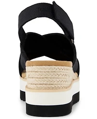 Toms Women's Diana Crisscross Platform Wedge Sandals