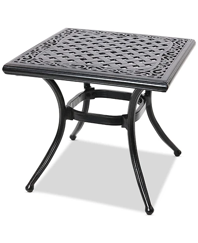 Wythburn Mix and Match 20" Square Cast Aluminum Outdoor End Table, Created for Macy's