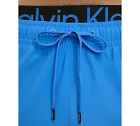 Calvin Klein Men's Logo Elastic Waist Modern Euro 5" Volley Swim Trunks