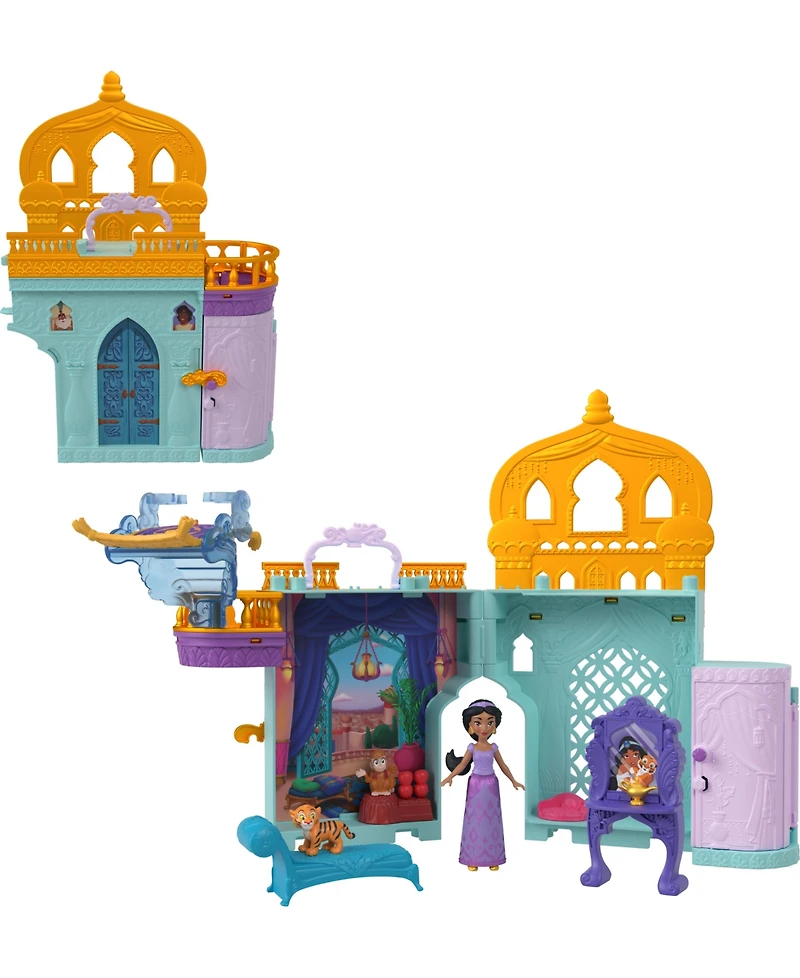 Disney Princess Jasmine Stacking Castle Doll House with Small Doll