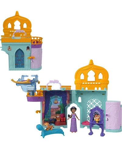 Disney Princess Jasmine Stacking Castle Doll House with Small Doll