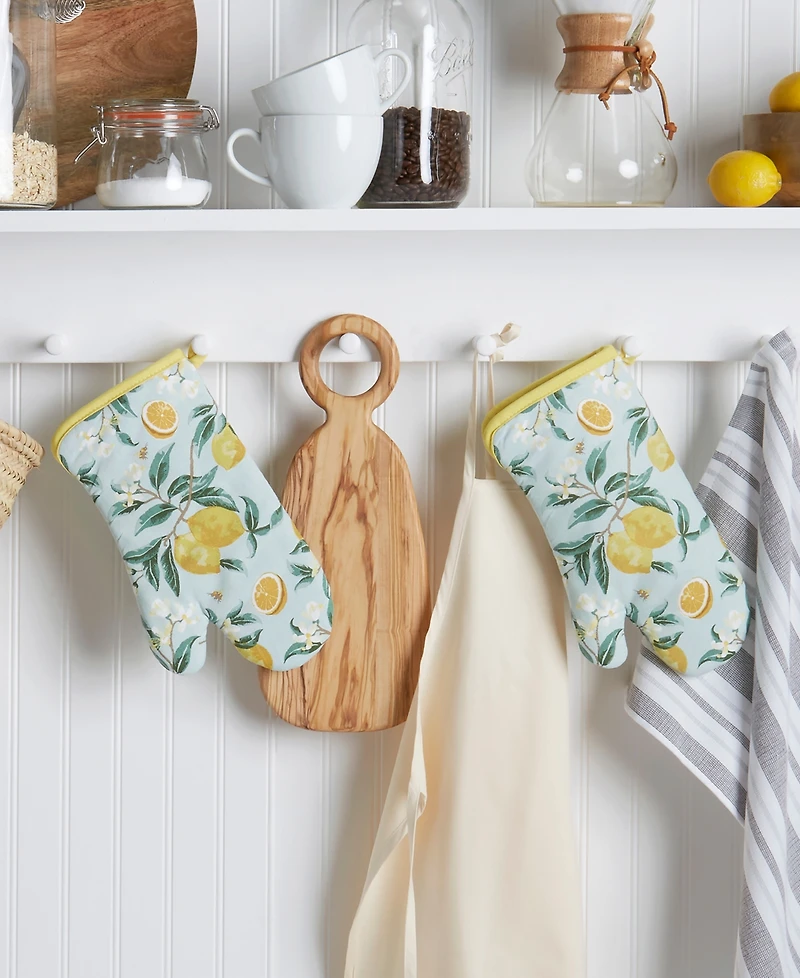 Martha Stewart Printed Oven Mitt 7" x 13" 2 Pk