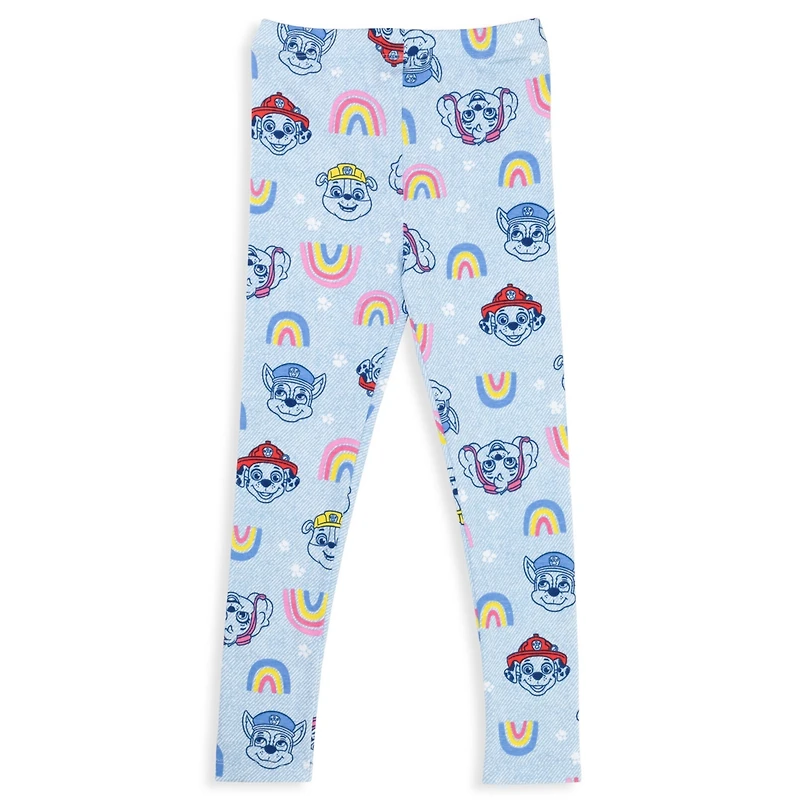 Paw Patrol Rubble Marshall Chase Girls T-Shirt and Leggings Outfit Set Toddler |Child