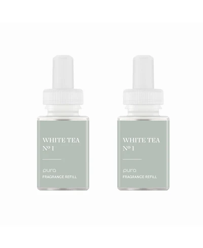 Pura - White Tea No. 1 Smart Home Air Diffuser Fragrance - Smart Home Scent Refill - Up to 120-Hours of Premium Fragrance per Refill