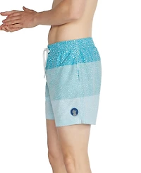 Chubbies Men's The Whale Sharks Quick-Dry 5-1/2" Swim Trunks with Boxer Brief Liner