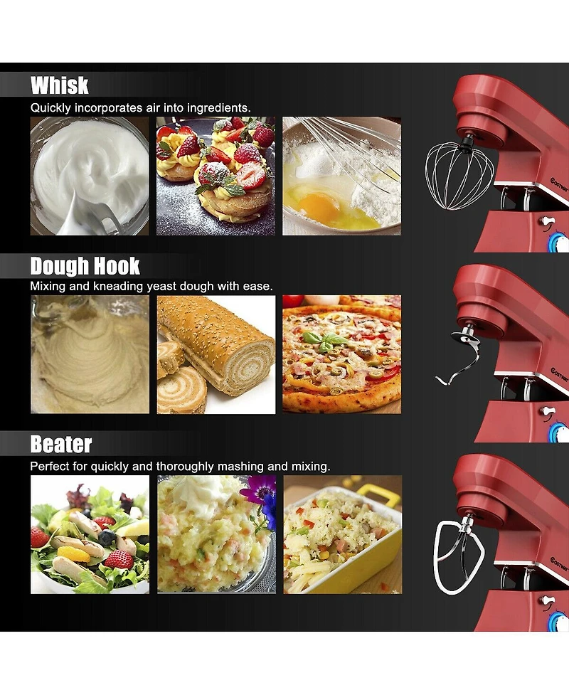 7.5 Qt Tilt-Head Stand Mixer with Dough Hook