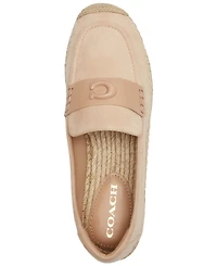Coach Women's Camilla Logo Espadrille Flat Loafers