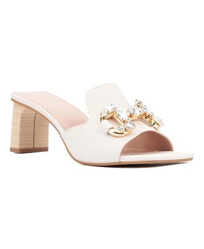 Fashion To Figure Women's Octavia Heel Sandal - Wide Width