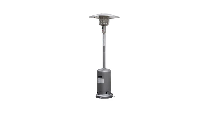 Stainless Steel Propane Patio Heater with Safety Tip-Over Protection – Reliable Outdoor