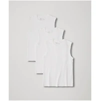 Organic Cotton Cool Stretch Tank Undershirt 3-Pack