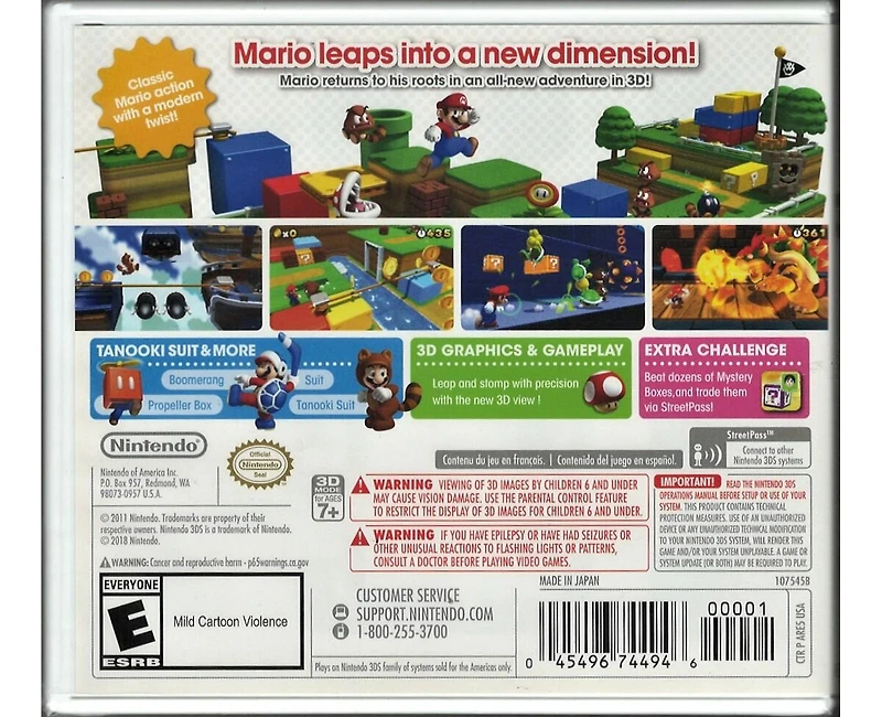 Nintendo Super Mario 3D Land [ Selects]