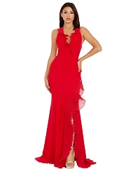 Dress the Population Women's Kathleen Ruffled Dress