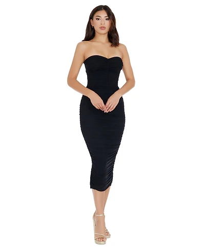 Dress the Population Women's Heather Strapless Bodycon