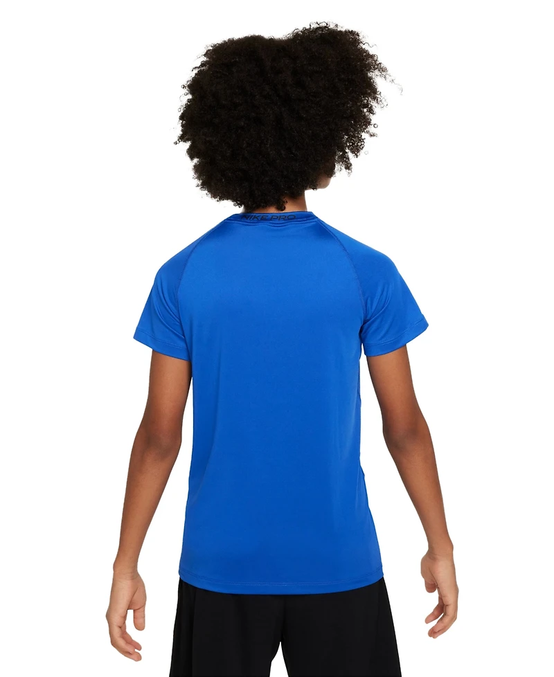 Nike Big Boys Pro Dri-fit Stretch Performance T-Shirt