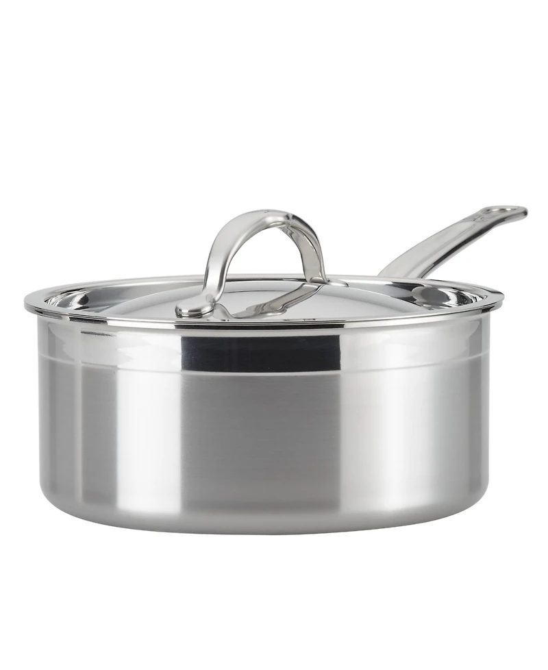 ProBond Clad Stainless Steel 3-Quart Covered Saucepan