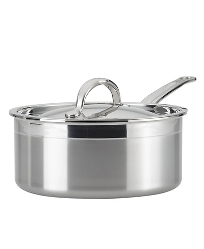 ProBond Clad Stainless Steel 3-Quart Covered Saucepan