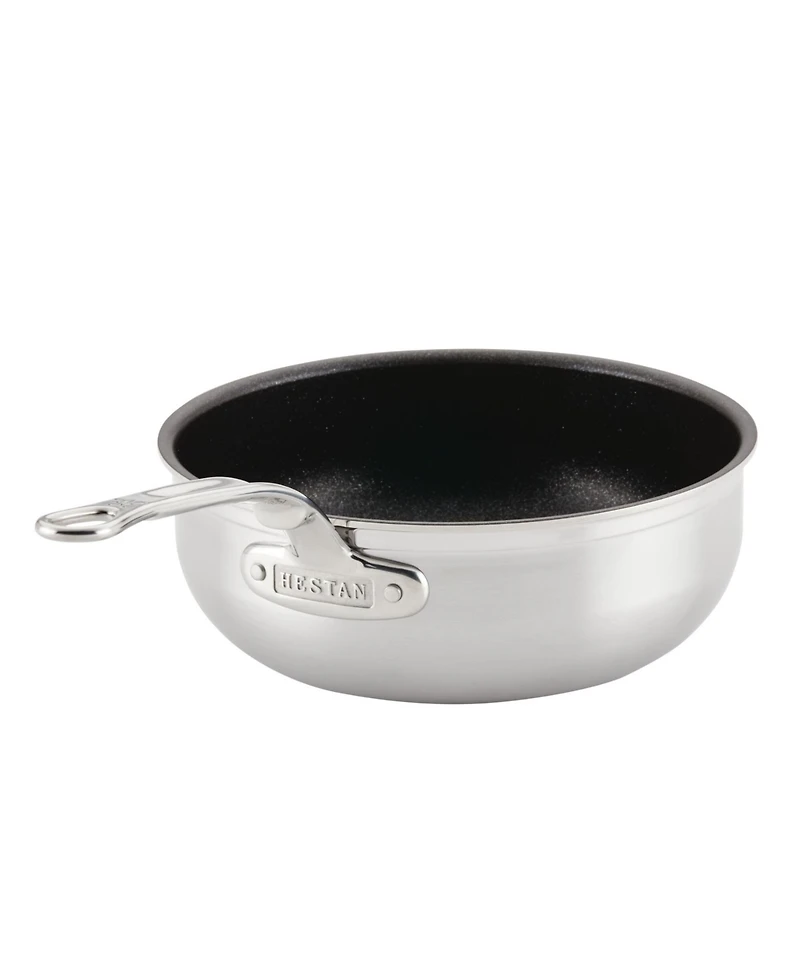 Hestan ProBond Clad Titum Stainless Steel Nonstick 3.5-Quart Covered Essential Pan
