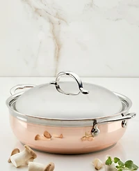 Hestan CopperBond Copper Induction 5-Quart Dutch Oven with Dome Lid