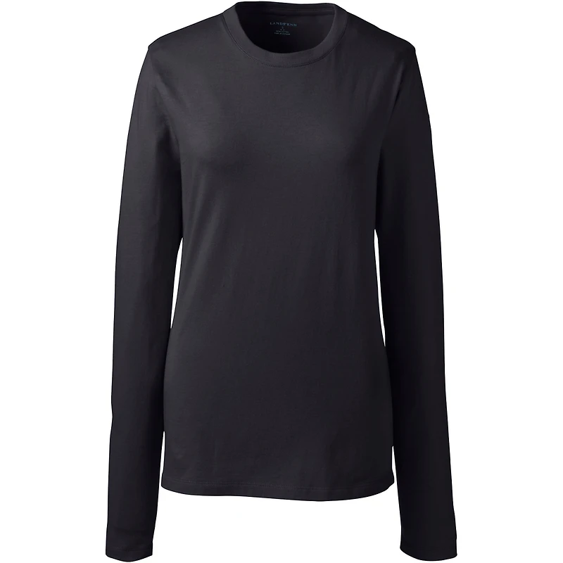 Lands' End Women's Long Sleeve Essential T-shirt