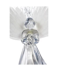 Evergreen 14"H Angel Fiber Optic Garden Stake