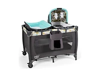4-in-1 Convertible Portable Baby Playard Newborn Napper with Music and Toys