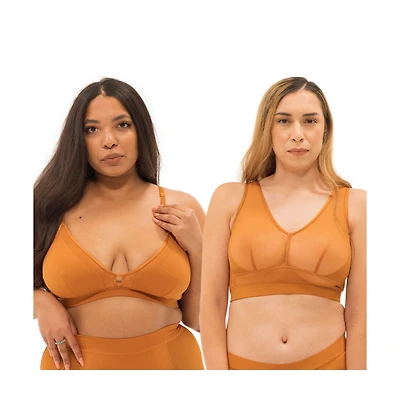 Naked Rebellion Women's Bralette & Tank Bra Set