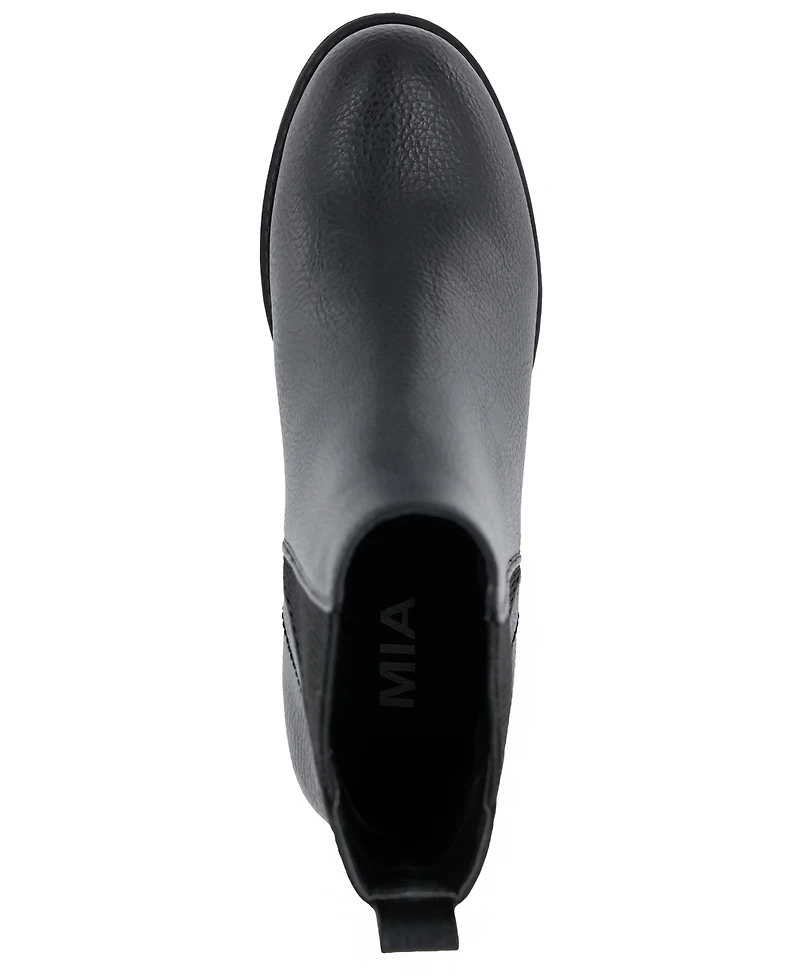 Mia Women's Jody Lug Sole Chelsea Booties
