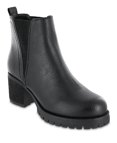 Mia Women's Jody Lug Sole Chelsea Booties