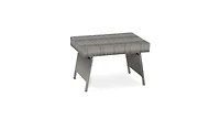 Folding Pe Rattan Side Coffee Table Patio Garden Furniture