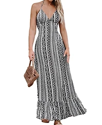 Cupshe Women's Flounce Maxi Beach Dress