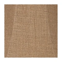Springcrest Set of 2 Bell Lamp Shades Natural Medium 7" Top x 14" Bottom x 10.5" High Spider Replacement Harp and Finial Fitting