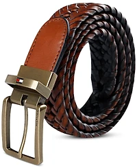 Tommy Hilfiger Men's Reversible Lace Logo Belt