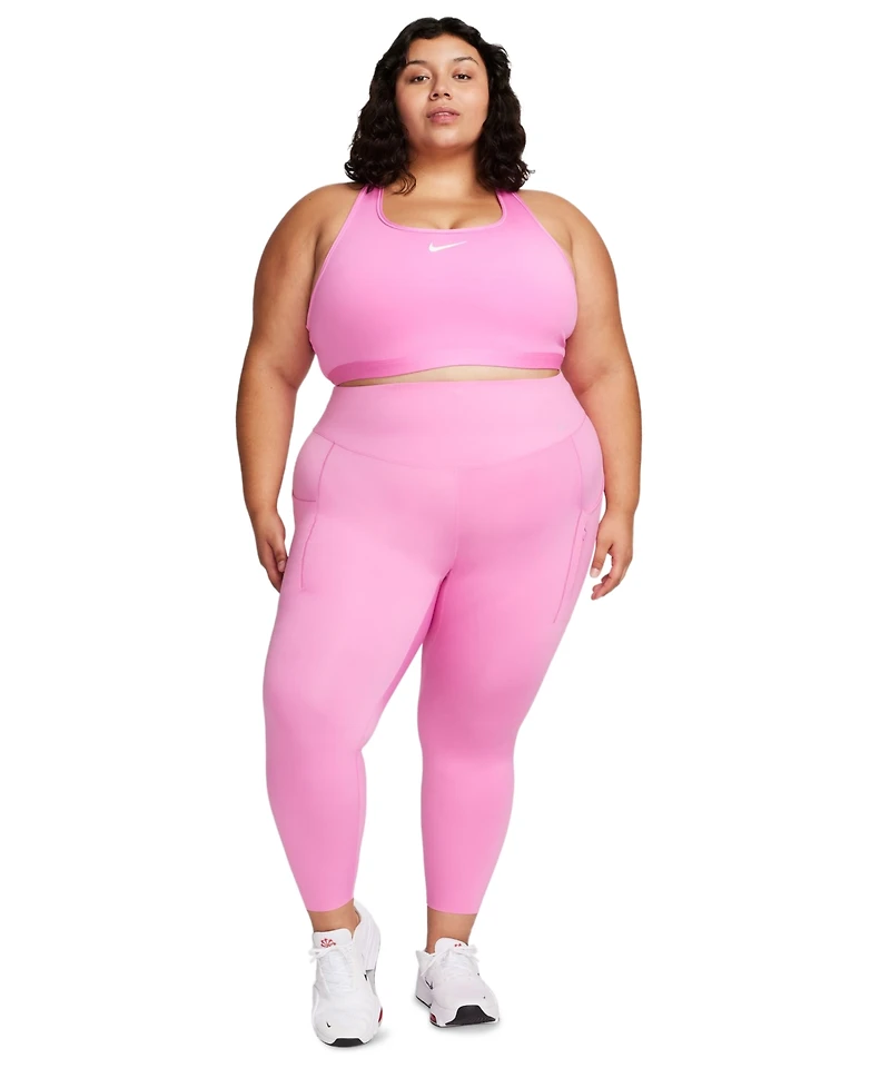 Nike Plus Active Medium-Support Padded Logo Sports Bra